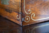 Monumental Rosewood Brass Inlaid Writing Slope, c.1840