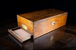 Monumental Rosewood Brass Inlaid Writing Slope, c.1840