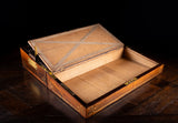 Monumental Rosewood Brass Inlaid Writing Slope, c.1840