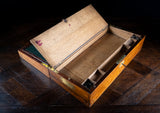 Monumental Rosewood Brass Inlaid Writing Slope, c.1840