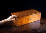 Monumental Rosewood Brass Inlaid Writing Slope, c.1840