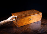 Monumental Rosewood Brass Inlaid Writing Slope, c.1840