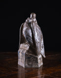 Frederique Cederlund-Ozanne (1880-1966) - Nickel Bronze Embracing Pigeons