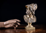 Gilt Bronze Bust Of Ajax, c.1880