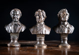 Six 19th Century Bronze Composer & Writer Portrait Busts
