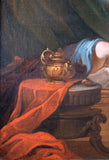 18th Century School, Joseph & Potiphar's Wife. Oil On Canvas.
