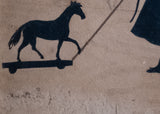 Silhouette of Child With Horse - Attributed to Augustin Edouart (1789-1861)