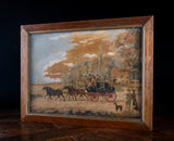 'The Cambridge to London Coach'. Coaching Scene, c.1840