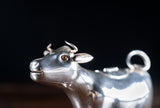 Rare Dutch Silver Cow Creamer, c.1905