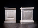 Large Pair of Neoclassical 'Limestone' Fibreglass Plinths