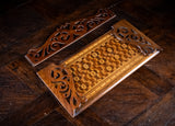 Rosewood & Tunbridgeware Folding Book Stand, c.1860
