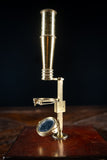 'Cary-Gould Type' Brass Pocket Microscope, London, c.1830