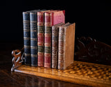 Rosewood & Tunbridgeware Folding Book Stand, c.1860