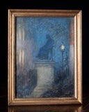 Statue Of Sir Walter Scott, Edinburgh. Gouache. (Scottish School)