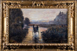John William Buxton Knight (1843-1908) - 'The Only Way'. Oil On Canvas.