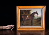 Early 19th Century Portrait Of A Bay Hunter Horse