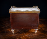 Miniature Louis XVI Mahogany, Bronze & Marble Commode