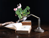 Large Brass Angle-Poise Library Magnifying Glass, c.1910
