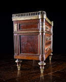 Miniature Louis XVI Mahogany, Bronze & Marble Commode
