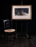 Herbert Dicksee (1862-1942) - 'Waiting For Master'. Signed Etching.