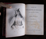 1872 Queens Of England by Agnes Strickland. 6 Vols.