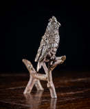19th Century Bronze Cockatoo On Branch