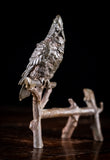 19th Century Bronze Cockatoo On Branch