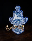 Villeroy & Boch Delft Ormolu Wall Sconce, c.1895