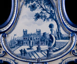 Villeroy & Boch Delft Ormolu Wall Sconce, c.1895