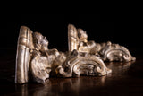 Gilt Terracotta Winged Siren Wall Brackets (With Provenance), c.1890