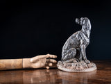 Large 19th Century Cast Iron Dog Doorstop