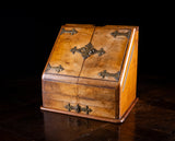 Fine Walnut & Brass Stationary Cabinet, c.1880