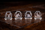 Four Silver Animal Menu Holders by A. Wilcox, Chester, 1937-38