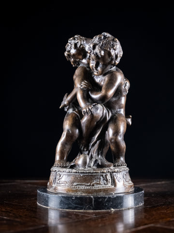 After Jean Baptiste Pigalle (1714–1785) - Eros and Anteros Fighting Over Heart