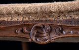 Louis XV Style Carved Beech Stool, c.1900