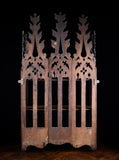 Gothic Carved Oak Hanging Shelf, c.1880