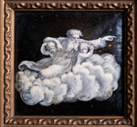 19th Century Limoges Celestial Gilt Enamel Panel