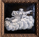 19th Century Limoges Celestial Gilt Enamel Panel