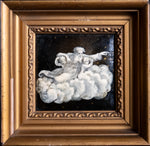 19th Century Limoges Celestial Gilt Enamel Panel