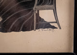Silhouette of Two Ladies, Signed & Dated 1837.