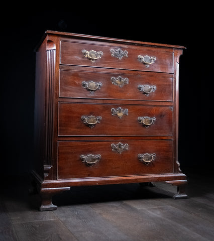 Small George III Mahogany Chest of Drawers