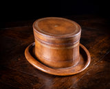 Maitland-Smith Leather 'Top Hat' Storage Box