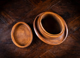 Maitland-Smith Leather 'Top Hat' Storage Box