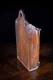 Large Elm Double Compartment Candle Box, c.1800