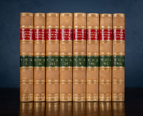 1838 Decline And Fall Of The Roman Empire by Edward Gibbon. 8 Vols.