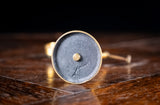 Lacquered Brass Bullseye Condenser Magnifying Glass, c.1910