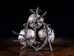 Large Bronze & Coconut Table Vesta, c.1880