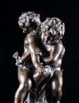 After Jean Baptiste Pigalle (1714–1785) - Eros and Anteros Fighting Over Heart - Harrington Antiques