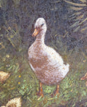 Constant David Ludovic Artz (1870 - 1951) - Ducks By A Pond. Oil On Board. - Harrington Antiques