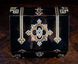 Coromandel Stationary Box by W. Leuchars, London. C.1860 - Harrington Antiques
